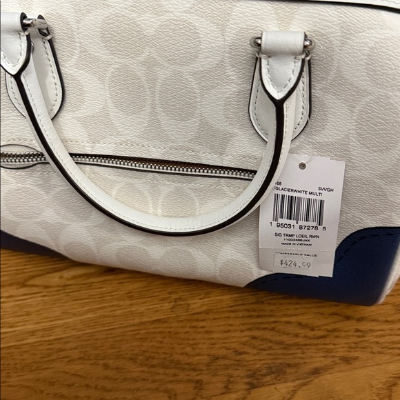 Coach Rowan Satchel with Trompe L’oeul Print NWT - Picture 6 of 9